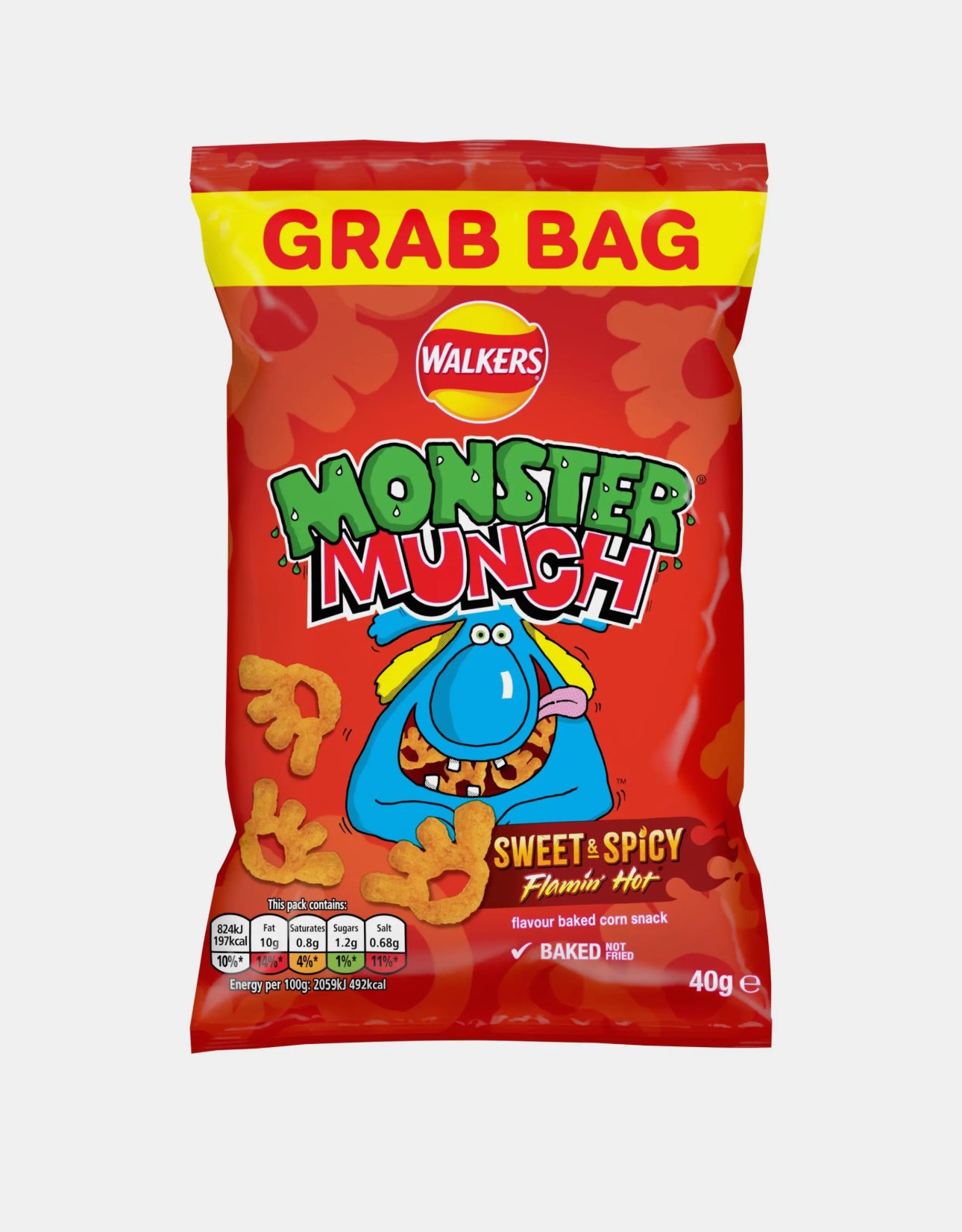 Walkers Monster Munch Flaming Hot