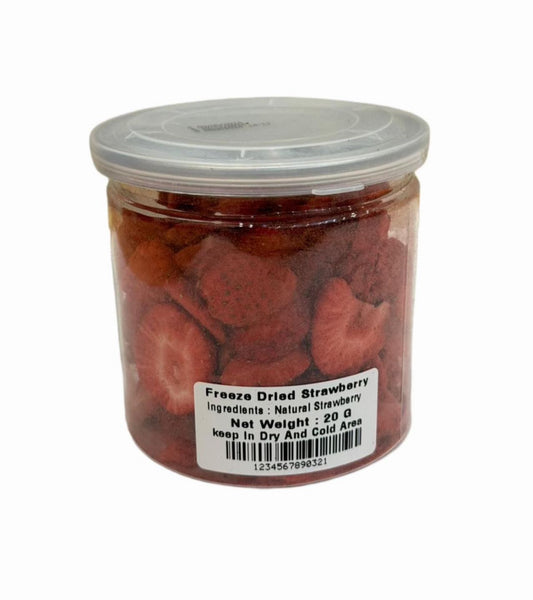 Freeze dried strawberries 20g