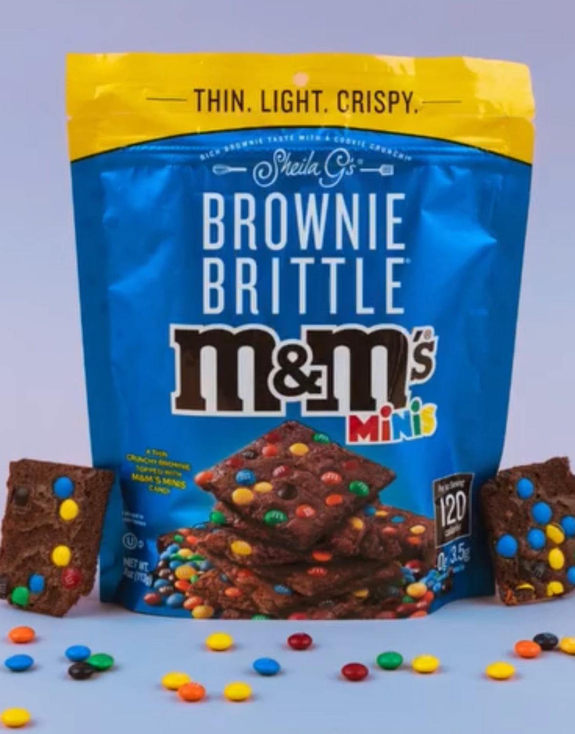 M&ms minis brown brittle