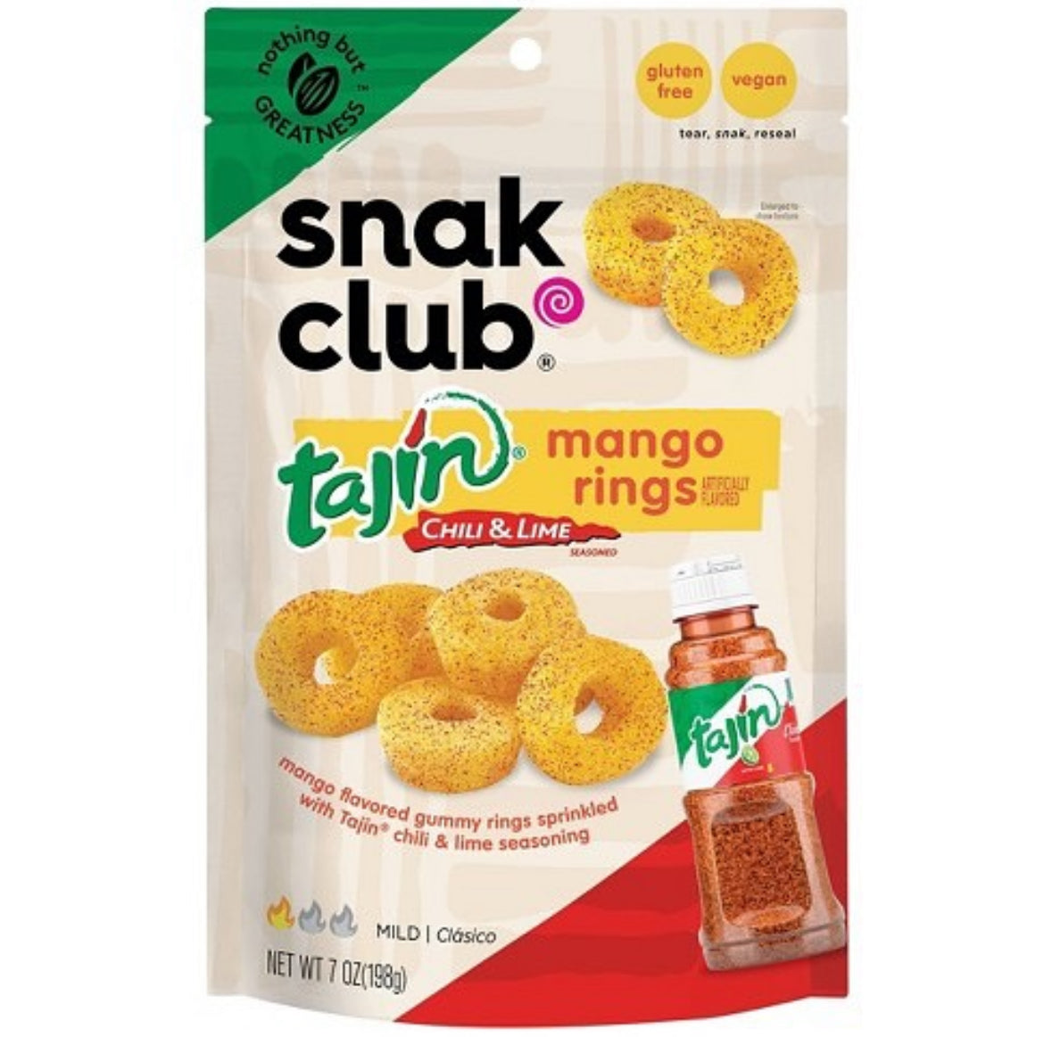 Snack club mango rings