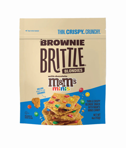 M&ms minis brownie brittles