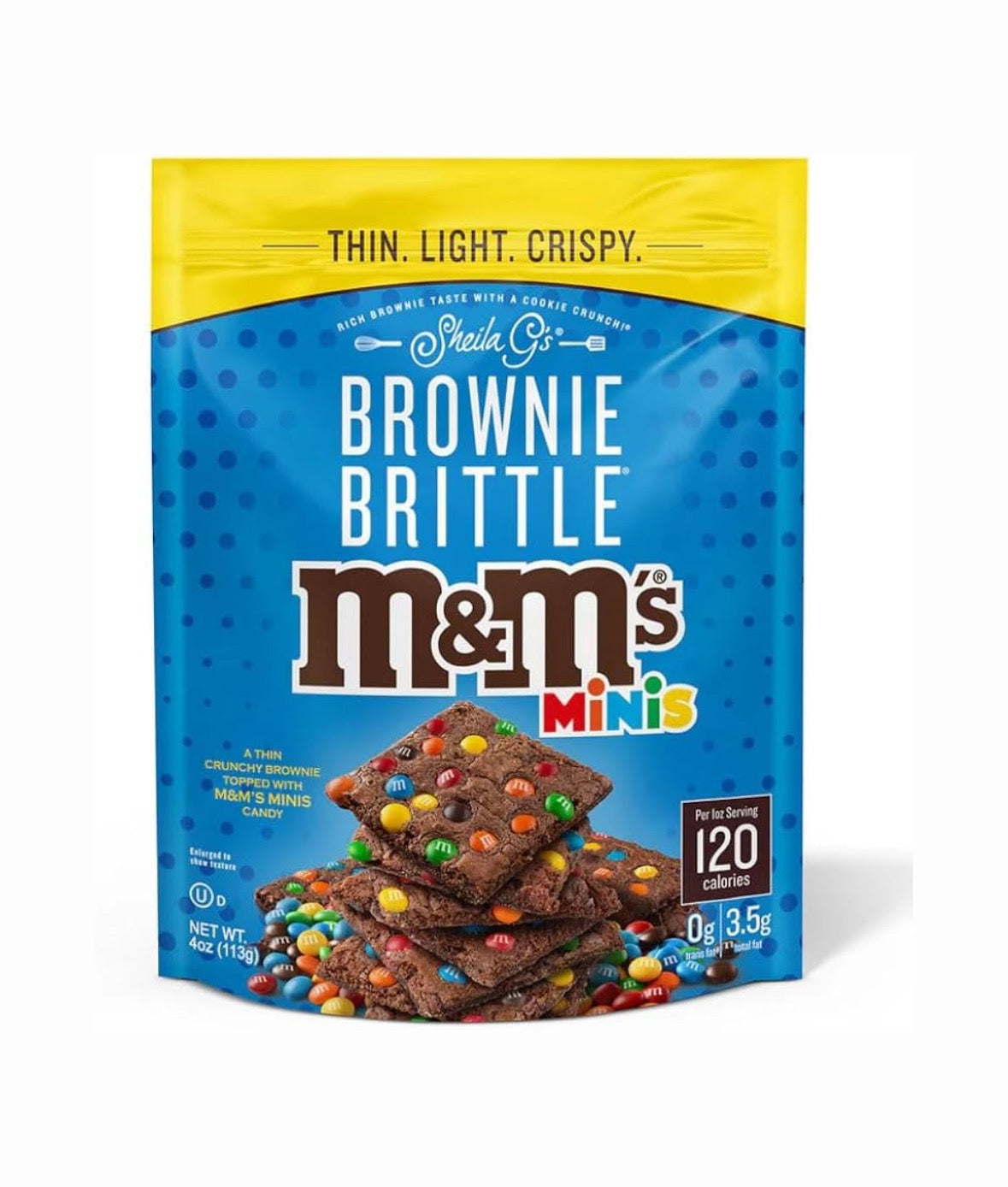 M&ms minis brown brittle