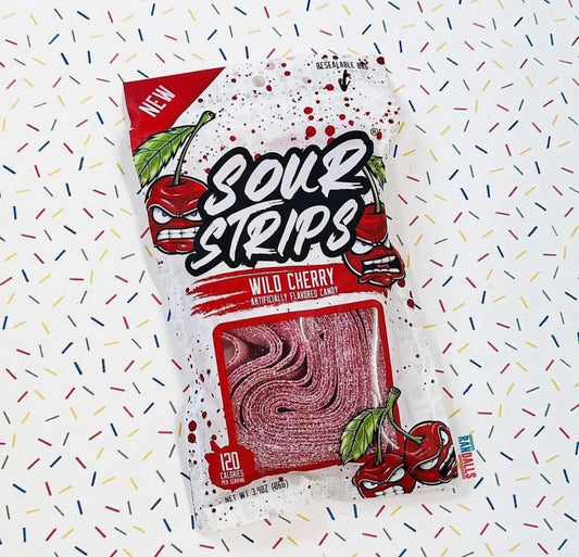 Sour strips wild cherry