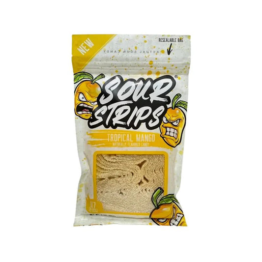 Sour strips tropical mango