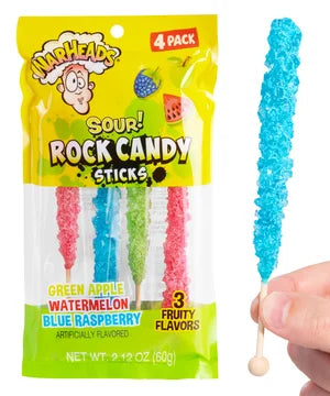 Warheads sour rock candy sticks